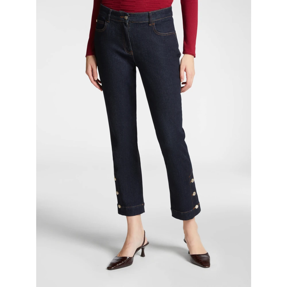 Elena Mirò Denim Mode Jeans voor Vrouwen Blue Dames