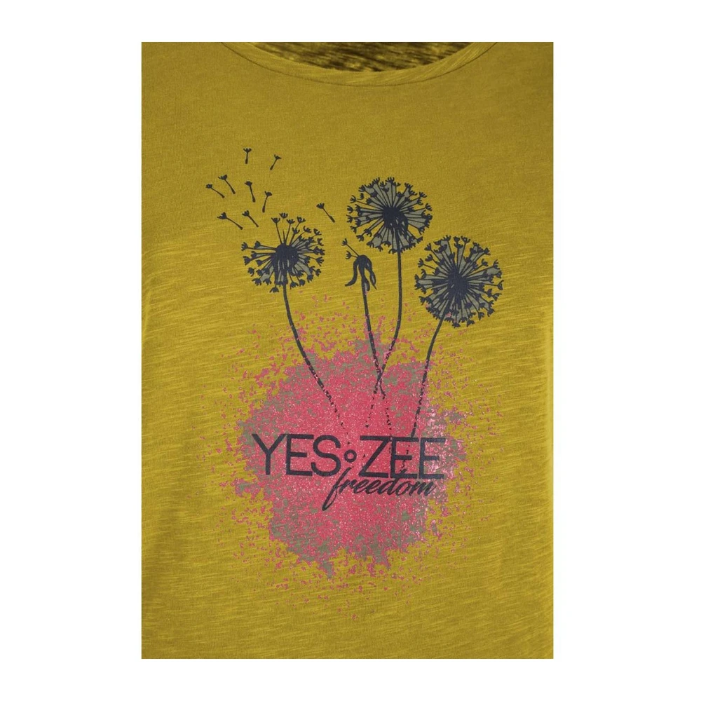 YES ZEE T-Shirts Yellow Dames