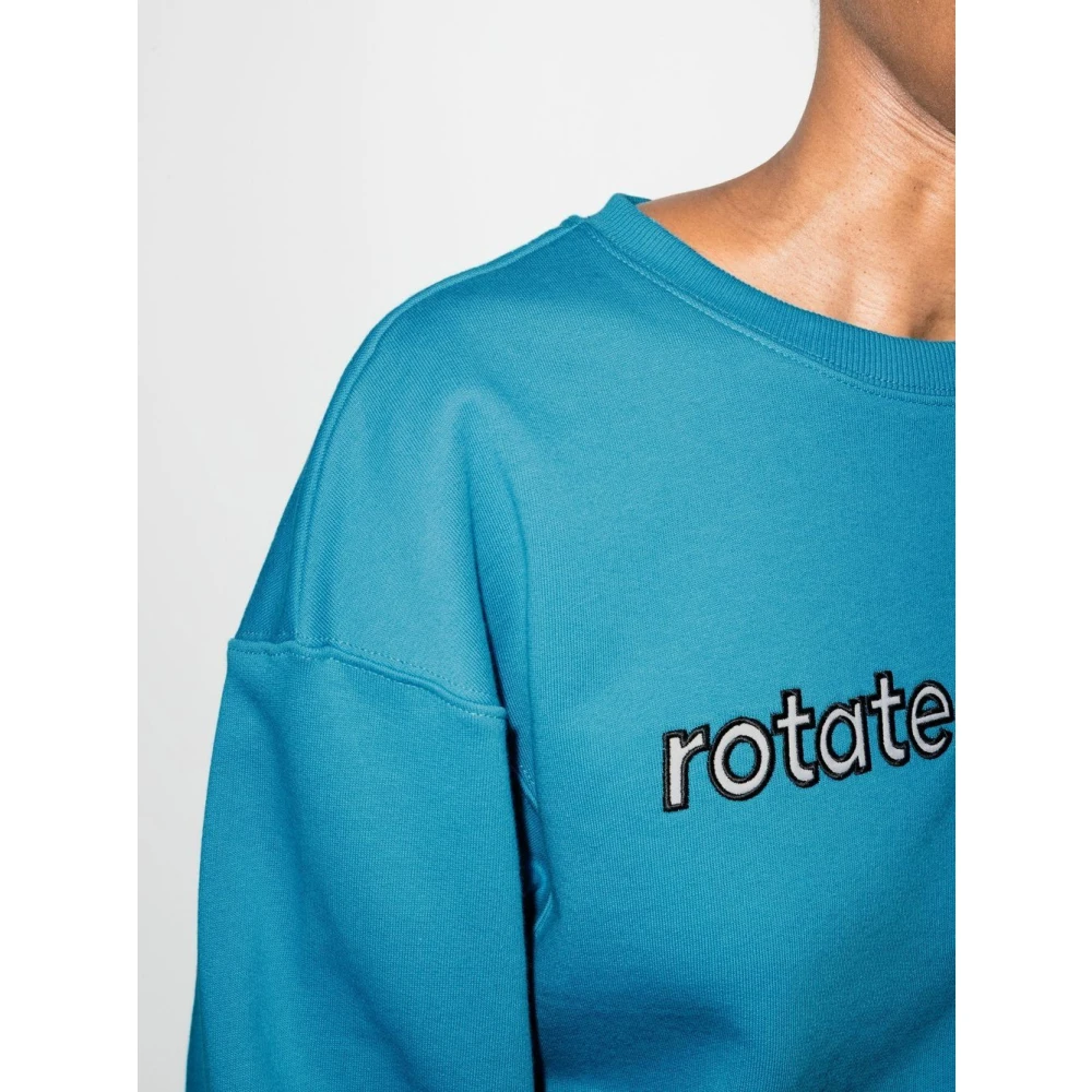 Rotate Birger Christensen Sudora Cece Rt1295 Sweatshirt Blue Dames
