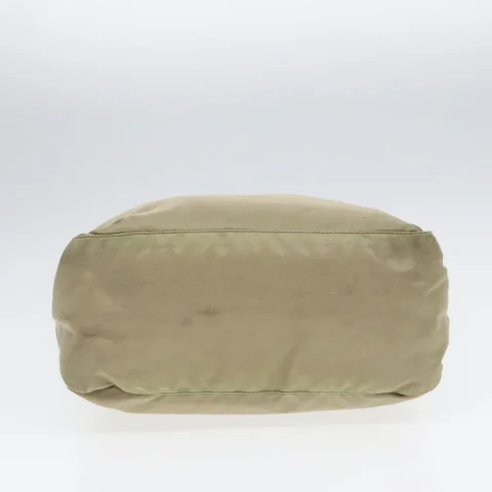 Prada Vintage Pre-owned Nylon totes Beige Dames