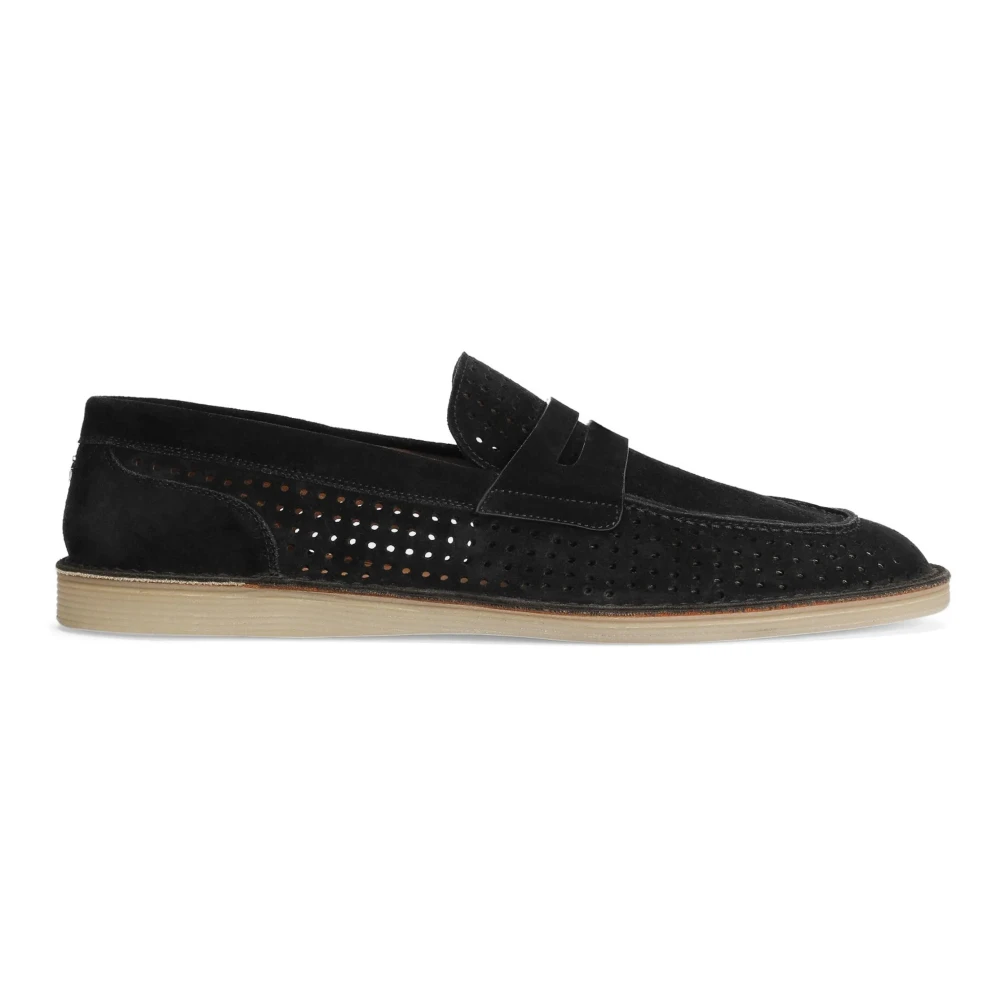 Dolce & Gabbana , Loafers, Male, Brown, 6 Uk, Suede Shoes Type Loafers - Image 2