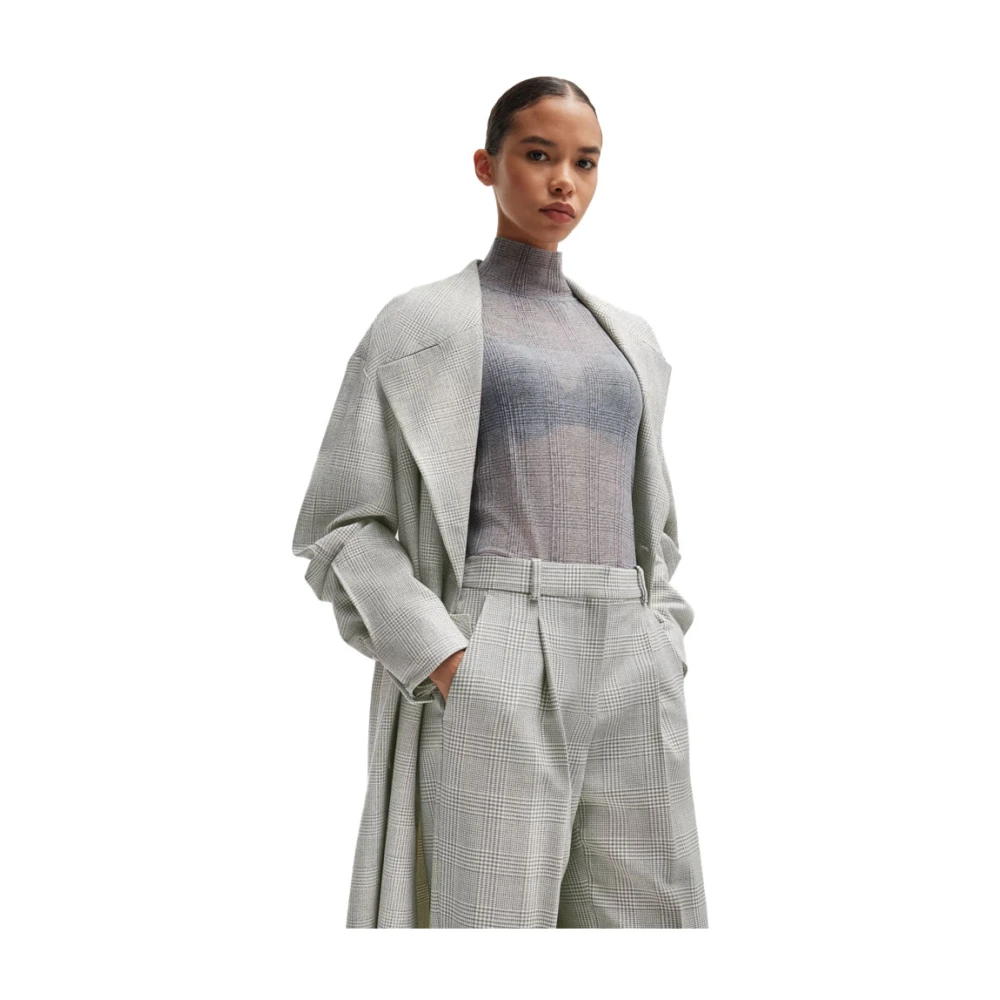 Hugo Boss Prince of Wales Broek Gray Dames