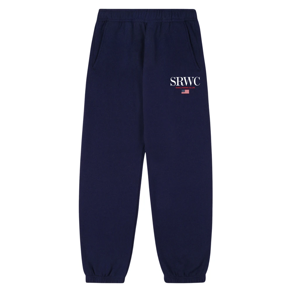 Sporty & Rich Unisex Blue Nautical Joggers