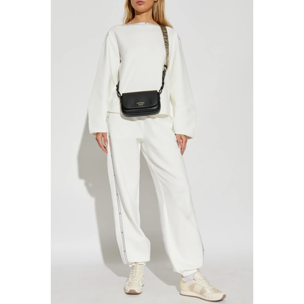Emporio Armani Sweatpants met zijstrepen Beige Dames
