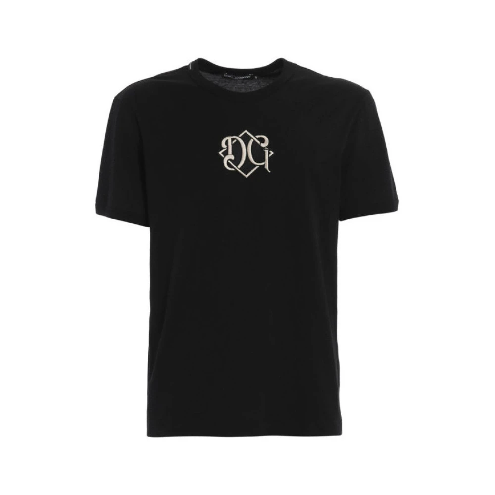 Dolce & Gabbana Zwarte G8Jx7Z T-Shirt 100% Katoen Black Heren