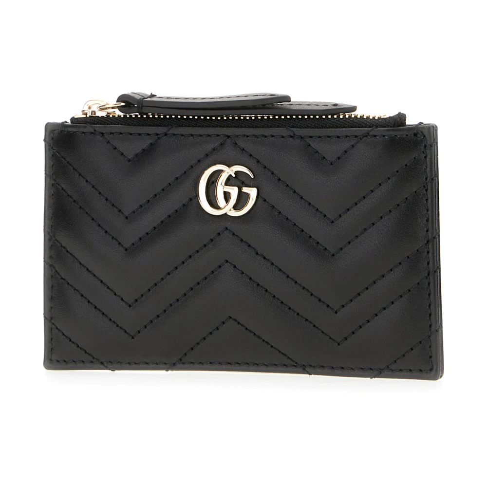 Gucci GG Marmont sleuteletui met rits Black Dames