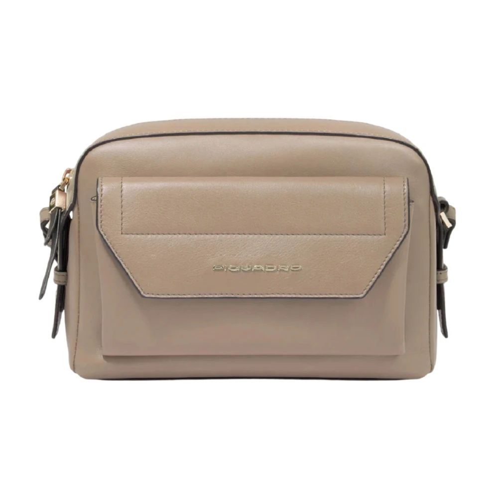 Piquadro Women's Beige Cross Body Bags, One Size, Camera Bag