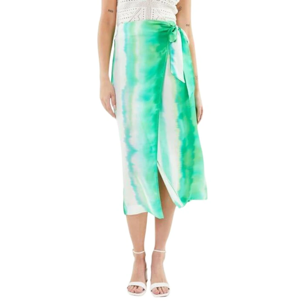 Suncoo Tie and Dye Omslagrok Green Dames