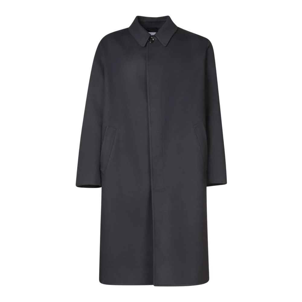 Lardini Zwarte Jas Aw24 Stijlvolle Herenmode Black Heren