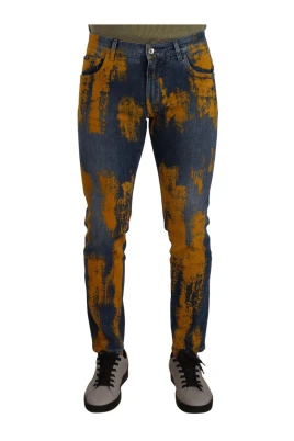 Blå Skinny Stretch Denim Jeans