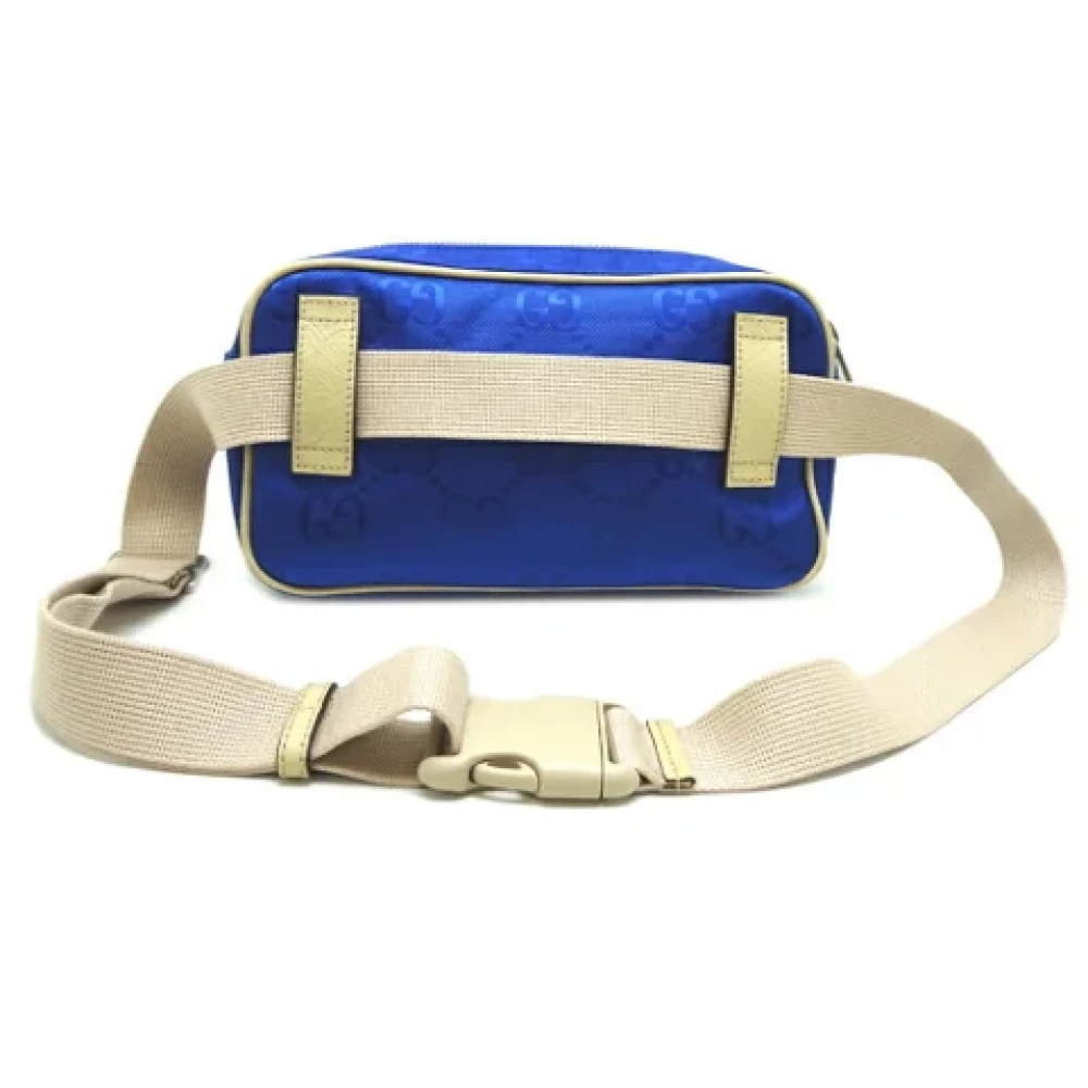 Gucci Vintage Pre-owned Canvas gucci-bags Blue Dames
