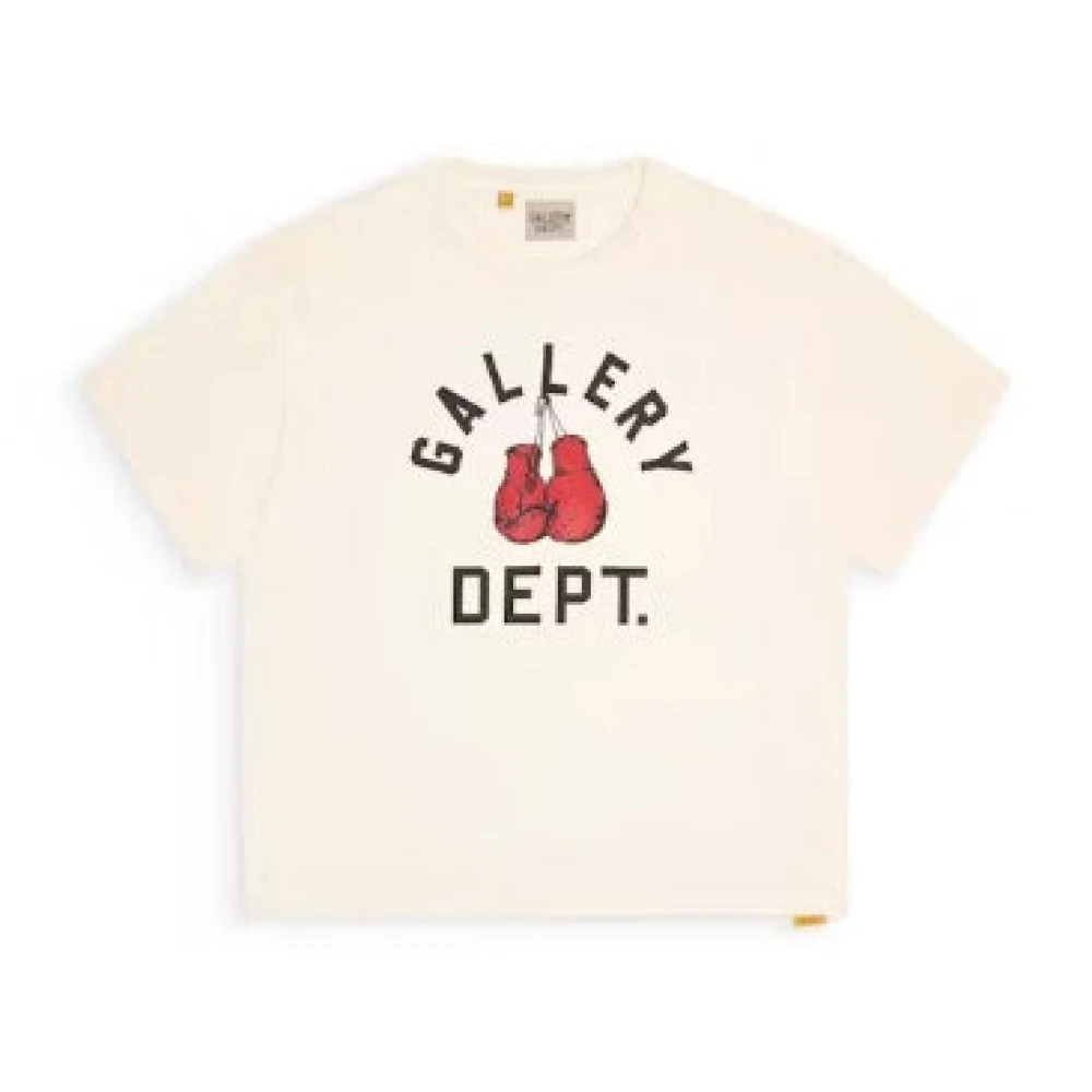 Gallery Dept. Bokswinkel Tee 'Cream' Beige Heren