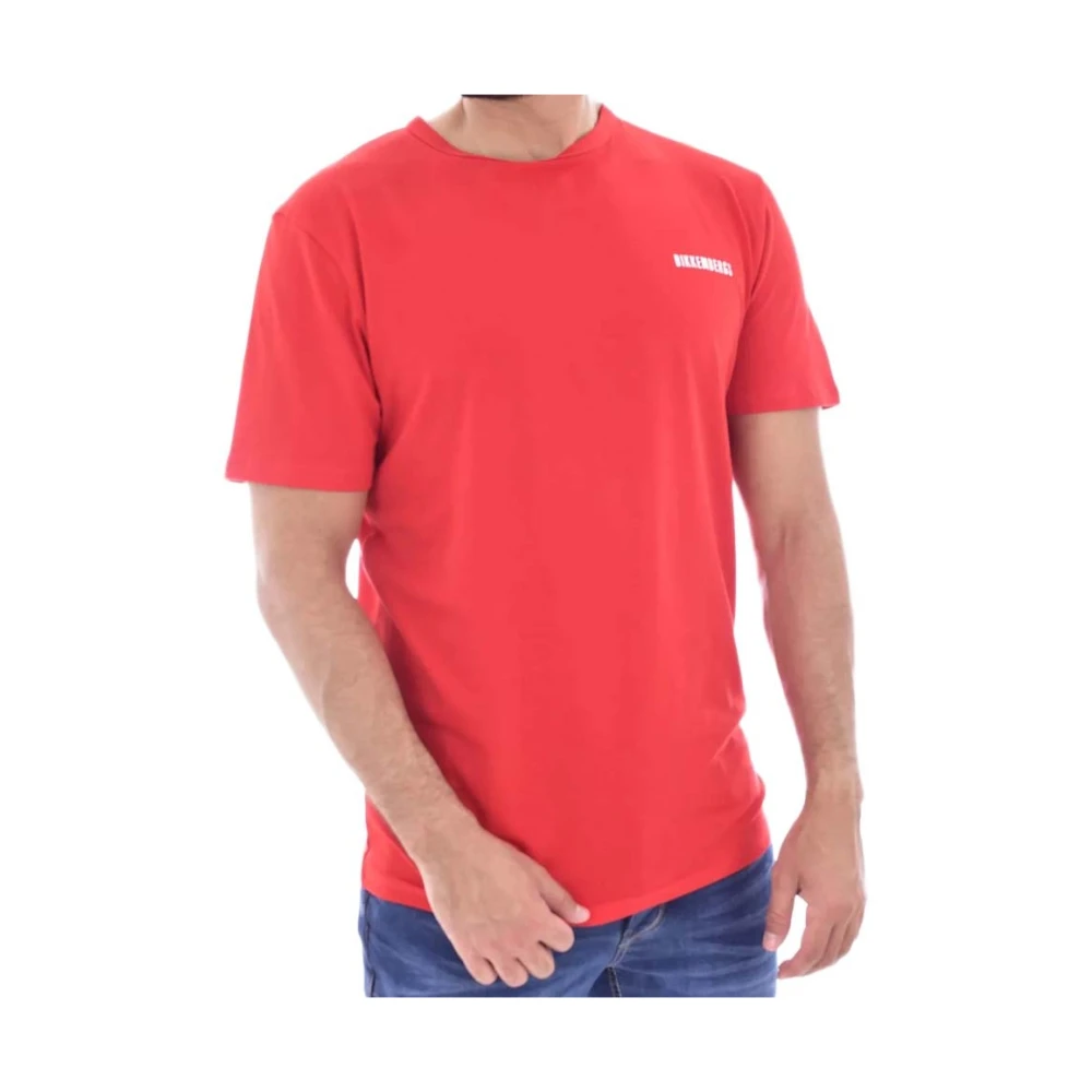 Bikkembergs Men's Red T-Shirt - T-Shirts - S - Tops