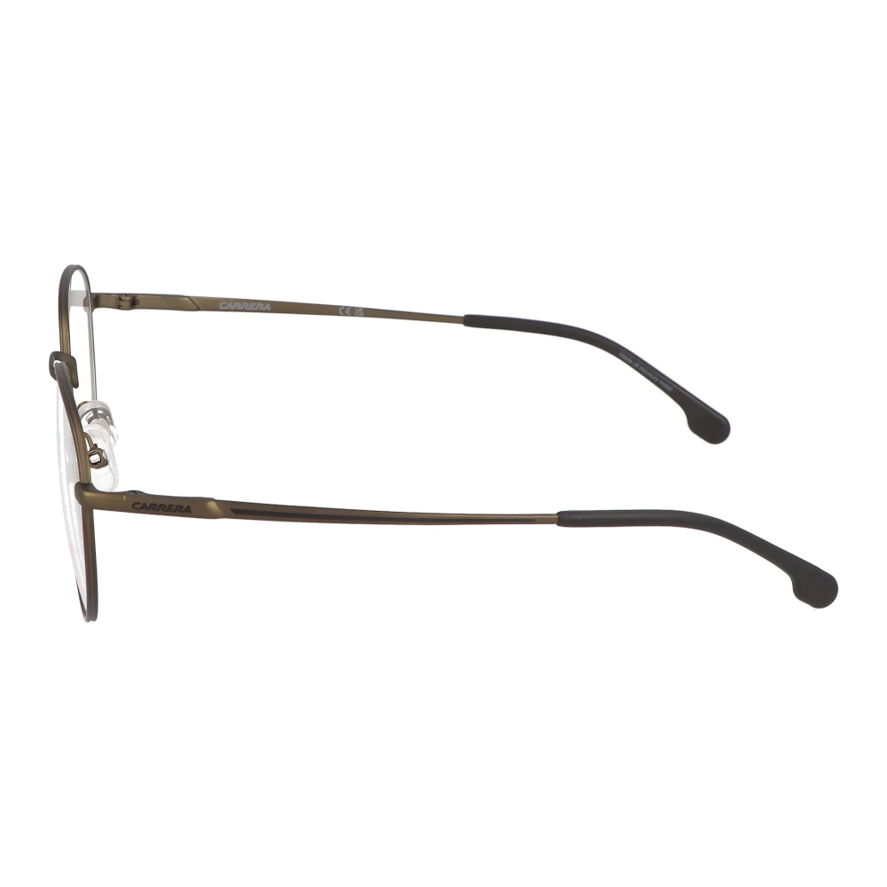 Carrera Italiaanse Stijl Ronde Metalen Bril Black Unisex