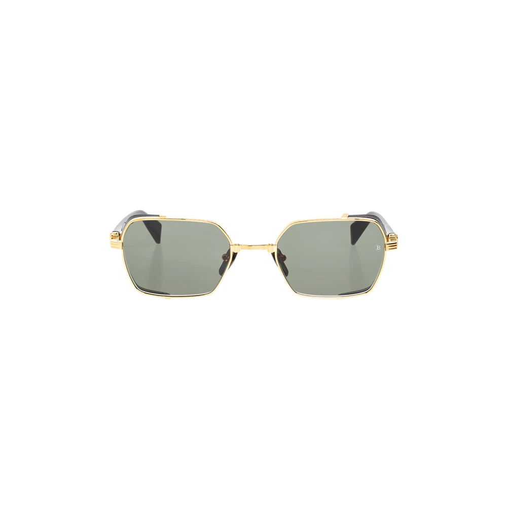 Balmain Women's Yellow Embossed Sunglasses - Sunglasses - 52 Mm - Accessories