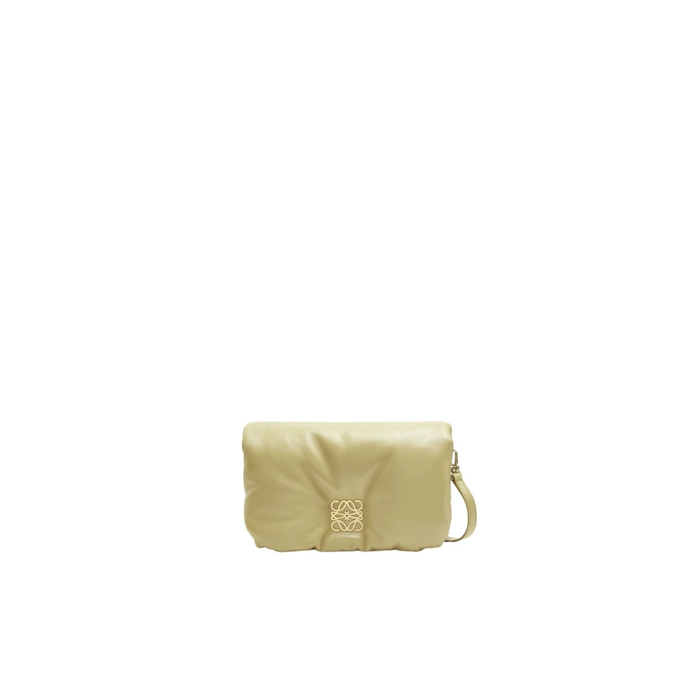 Loewe Puffer Mini Piel Groen Klei Green Dames