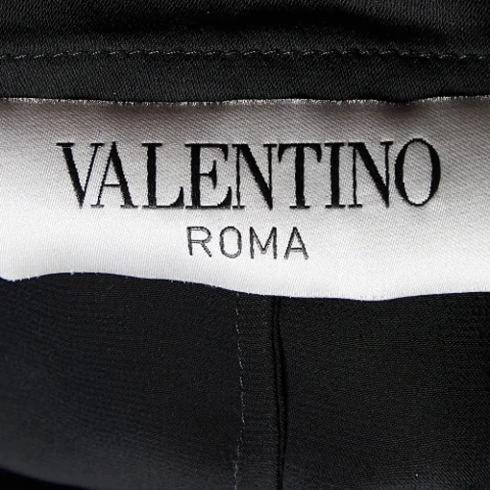 Valentino Vintage Pre-owned Satin dresses Black Dames