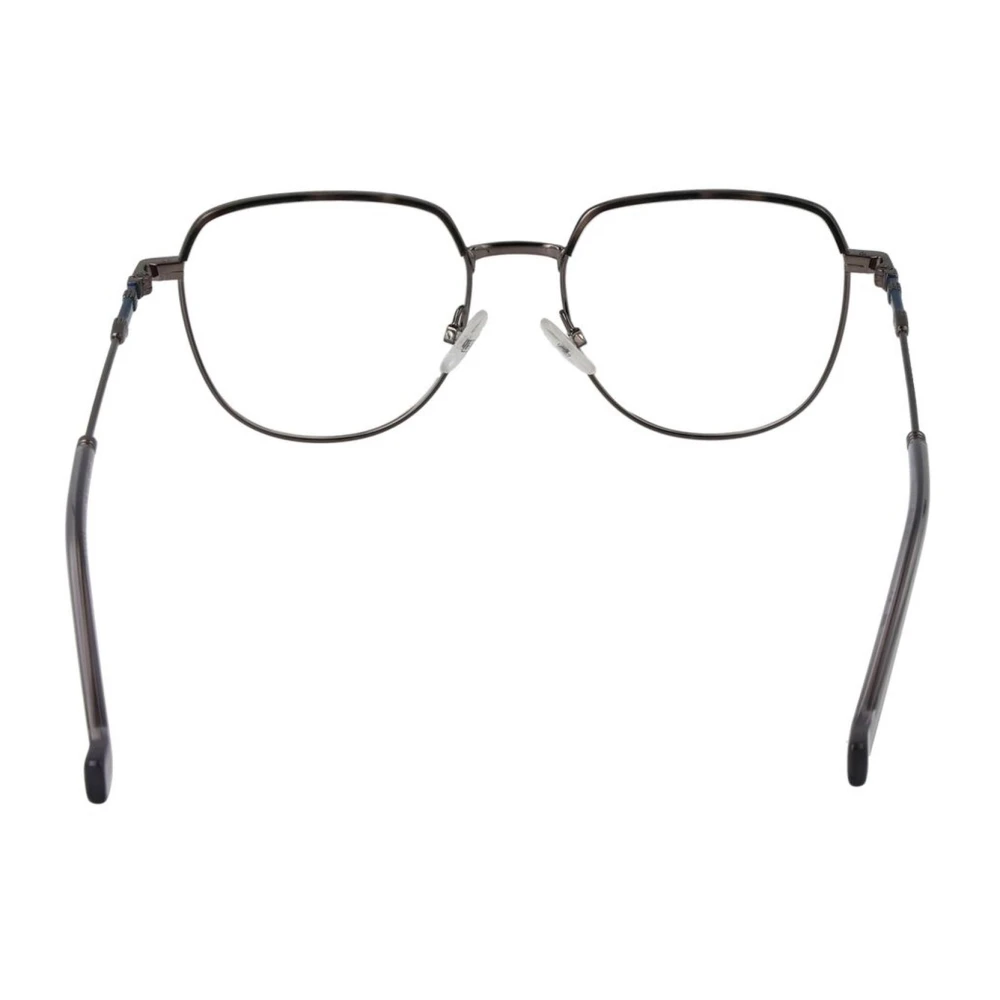Hackett Heren Ronde Metalen Optische Monturen met Blauw Filter Gray Heren