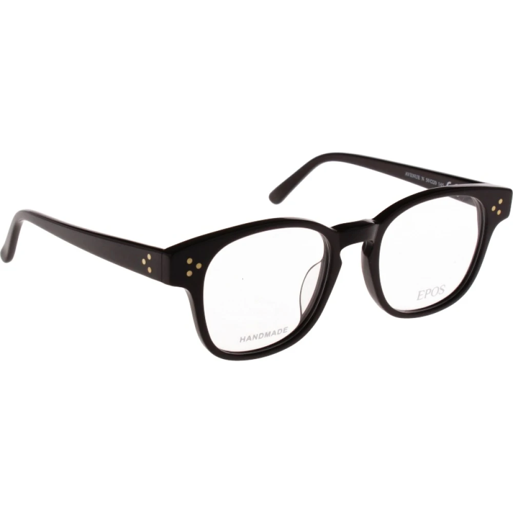 Epos Iconische originele voorschriftbrillen met 3 jaar garantie Black Unisex
