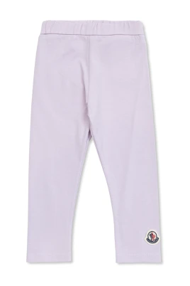 Leggings med logotypapplikation