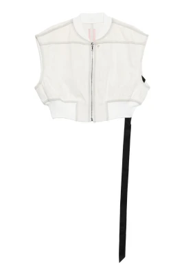 Cropped Baseball-Collar Västen