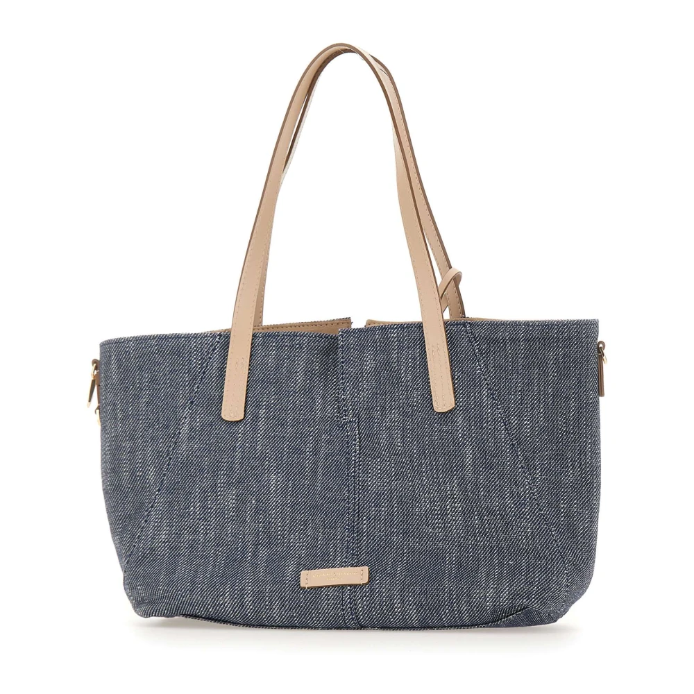 Gianni Chiarini Women's Blue Shopping Bags, One Size, Maia Shoulder Bag