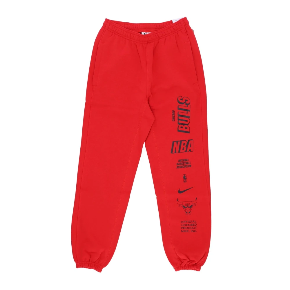 Nike Chicago Bulls Fleece Trainingsbroek Red Heren