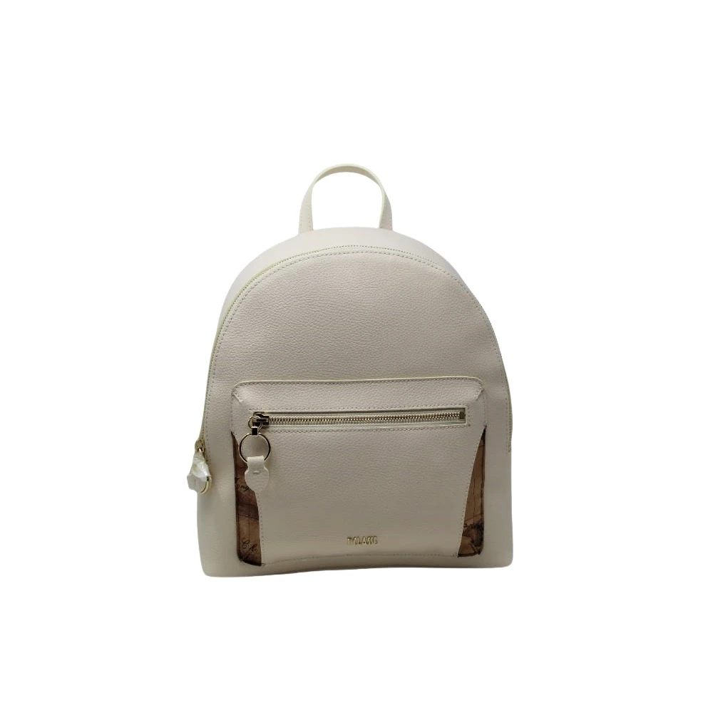 Alviero Martini 1a Classe Stijlvolle Rugzak voor Dagelijks Gebruik Beige Dames