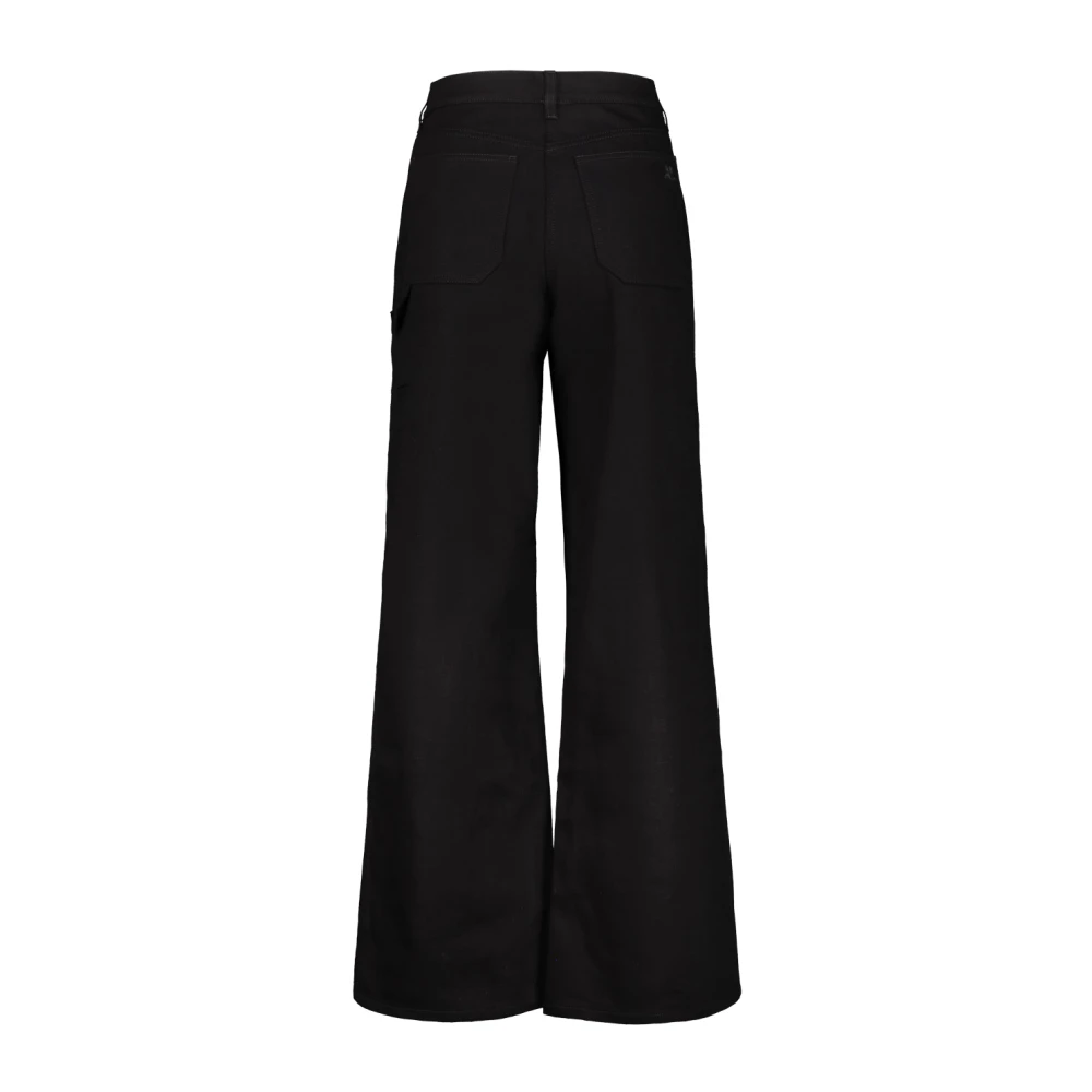 Courrèges Denim Baggy Broek Black Dames