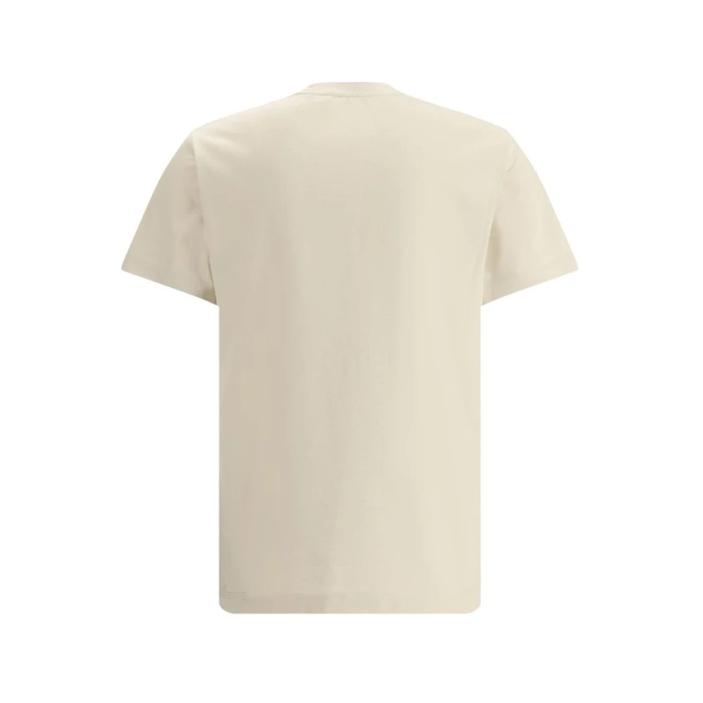 Burberry Logo T-shirt met Archivio Check Design Beige Heren