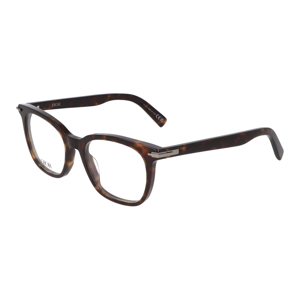 Dior Fyrkantig Ram Svarta Glasögon S20I Brown, Unisex