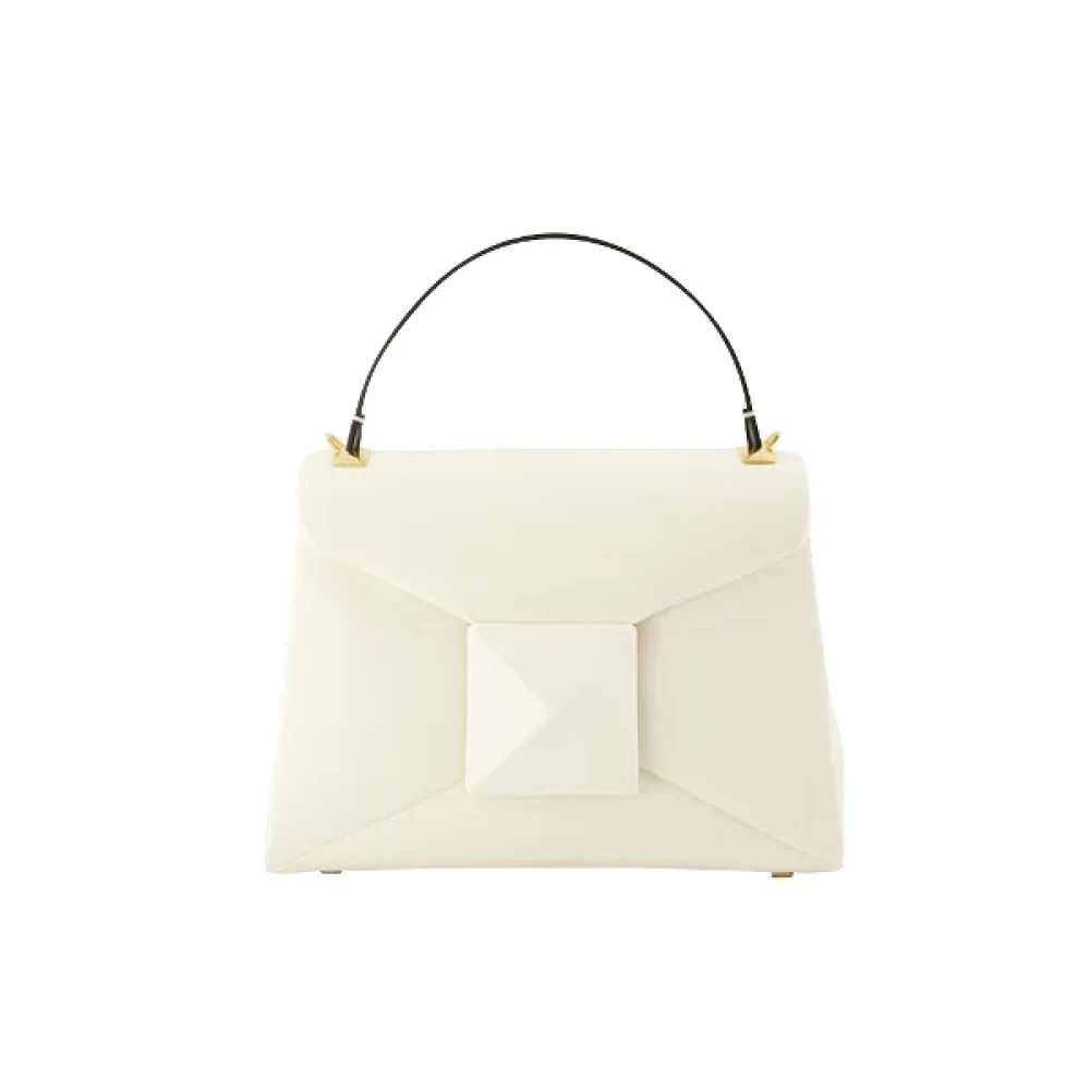 Valentino Leather handbags White Unisex