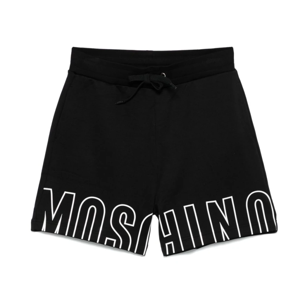 Moschino Zwarte Bermuda Shorts Black Heren