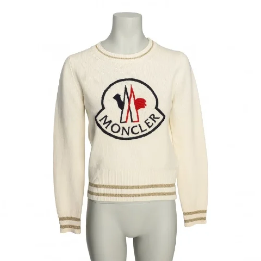Moncler Pre-owned Fabric tops Beige Dames