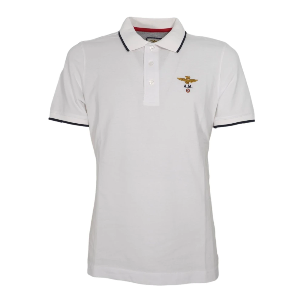 Aeronautica Militare Men's White Shirts