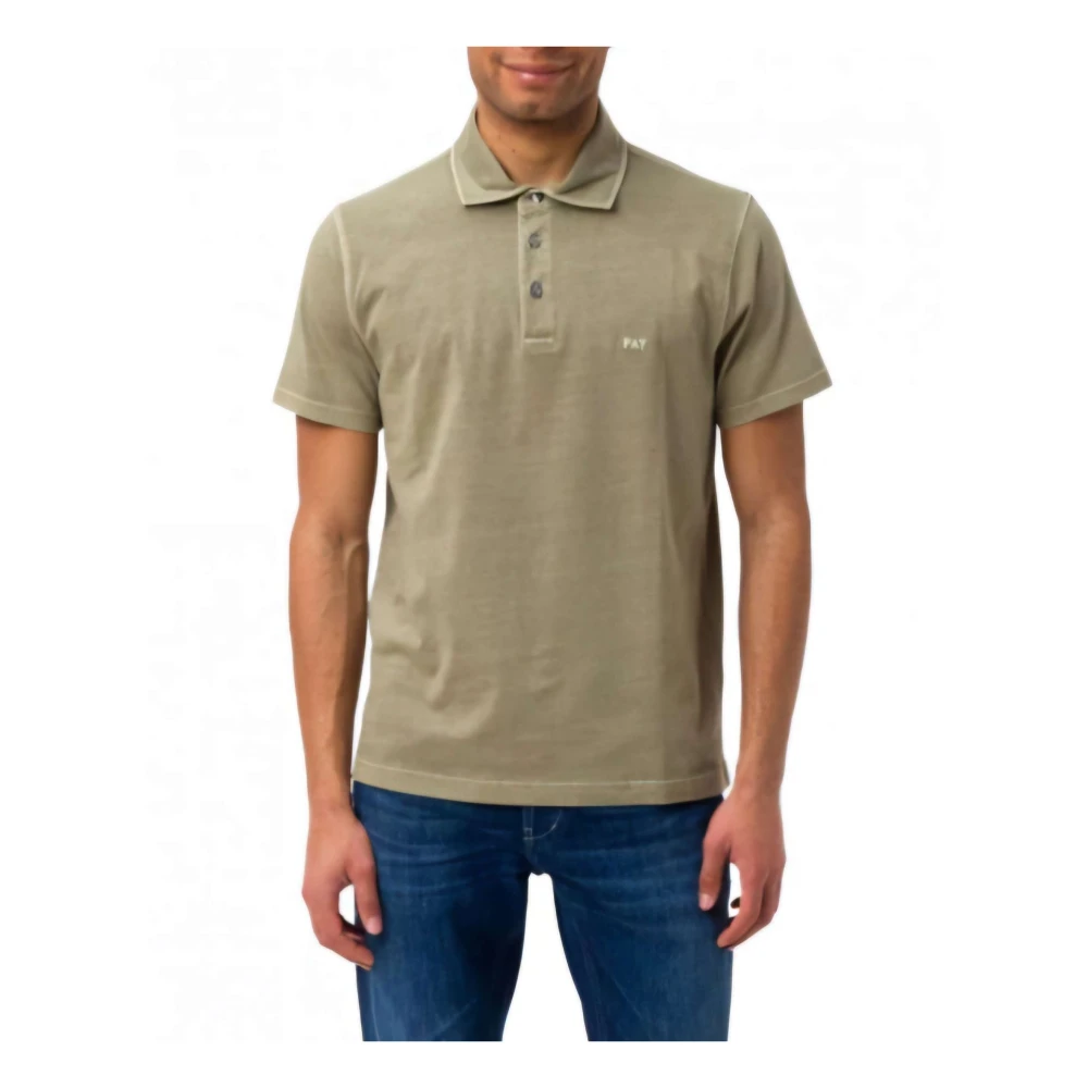 Fay - Tops > Polo Shirts - Green - Fay - Modalova