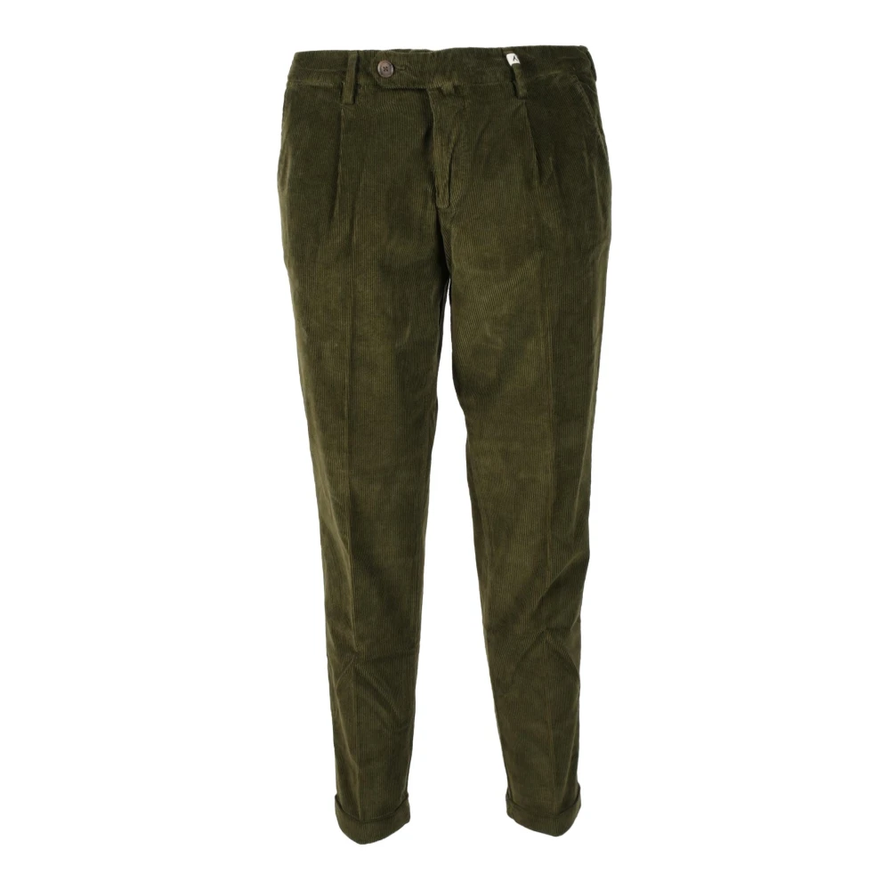 Myths Katoen Modal Elastaan Broek Green Heren