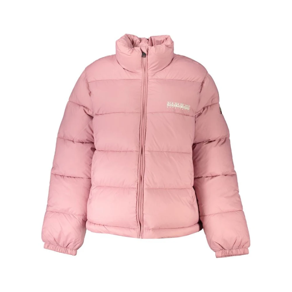 Napapijri Chic Pink Jacket with Long Sleeves Pink Dames