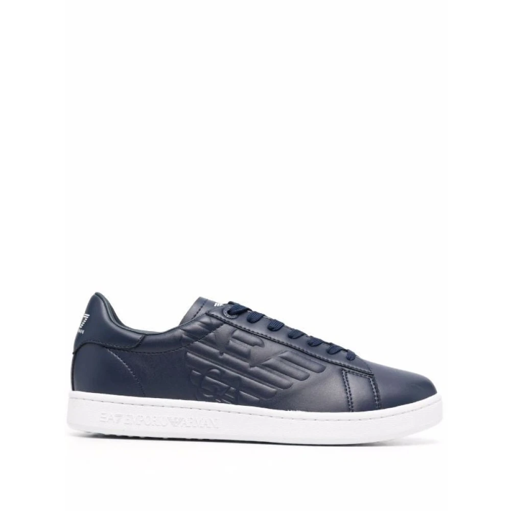 Emporio Armani Ea7 Mannelijk Blauw Classic Cc Sneakers
