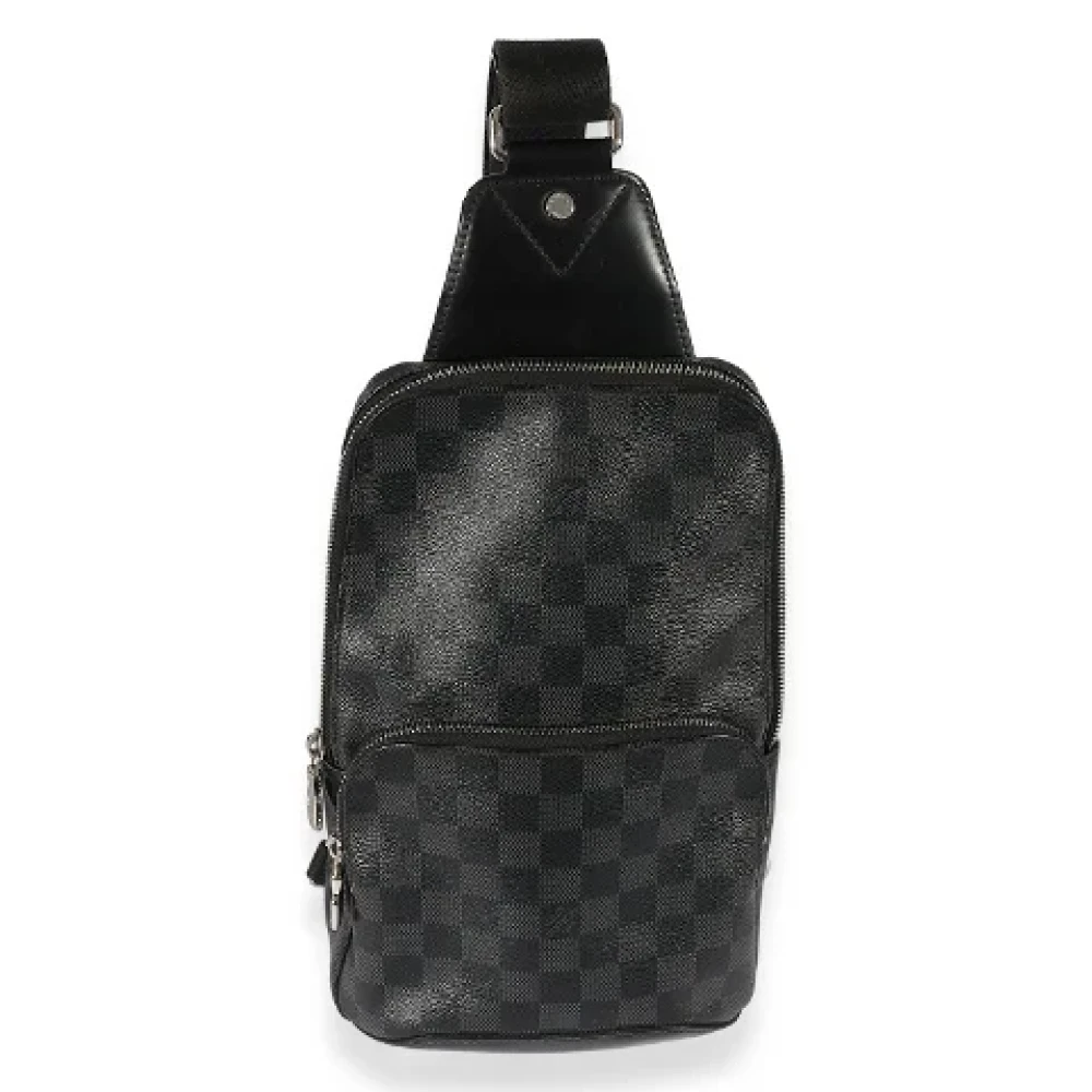 Louis Vuitton Vintage Pre-owned Fabric crossbody-bags Black Dames