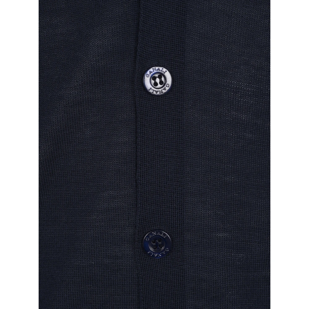 Canali Zwarte Sweaters voor Heren Black Heren