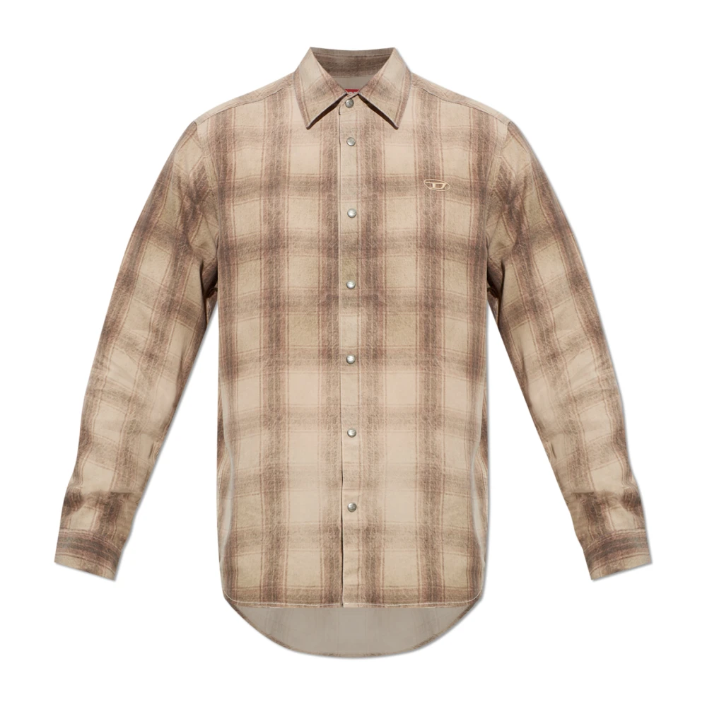 Diesel Uomo Marrone - Camicia S-Simply-Jmcm - Shirts - Xl