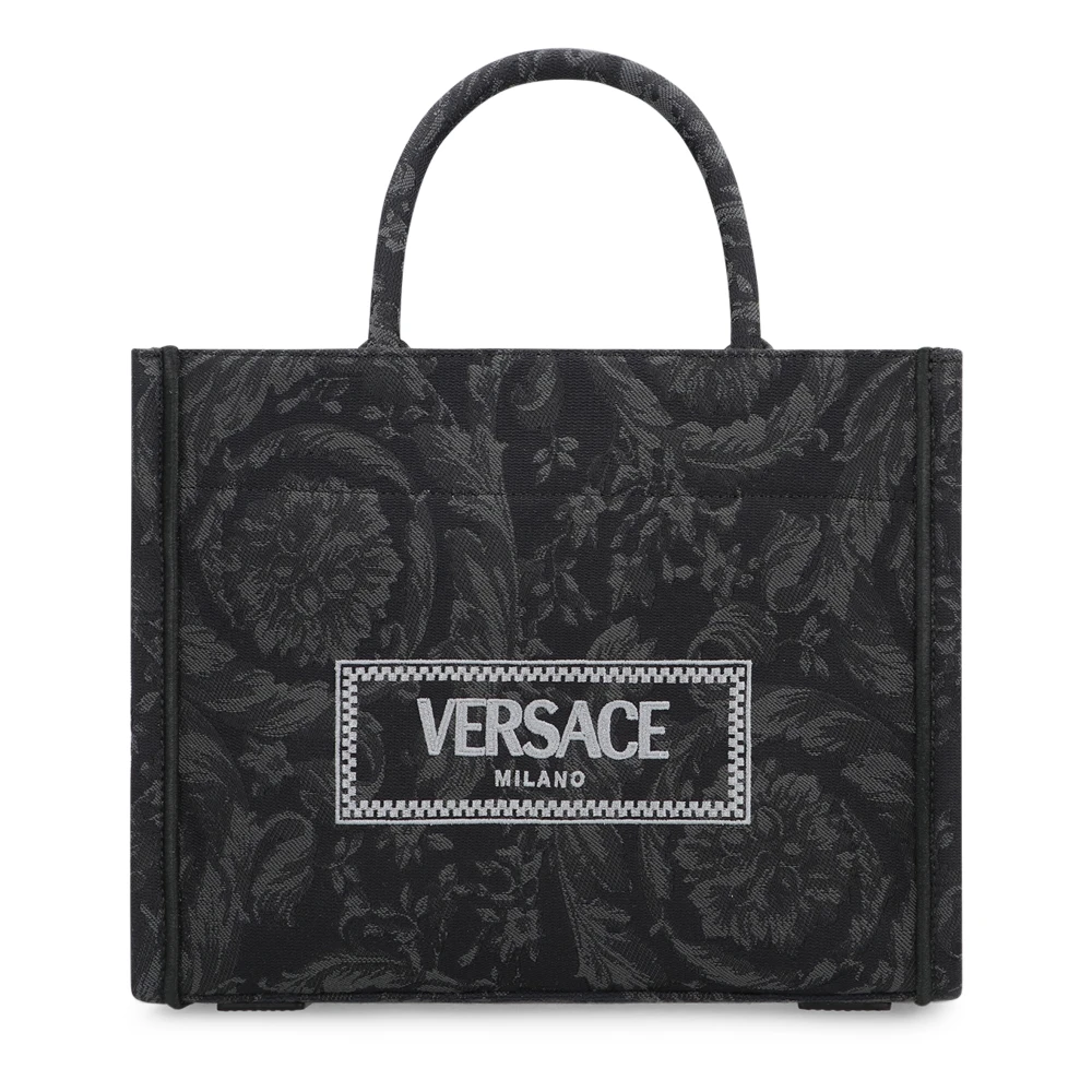 Versace Women's Black Piccola Athena Tote Bag - Shopping Bags - One Size - Bags