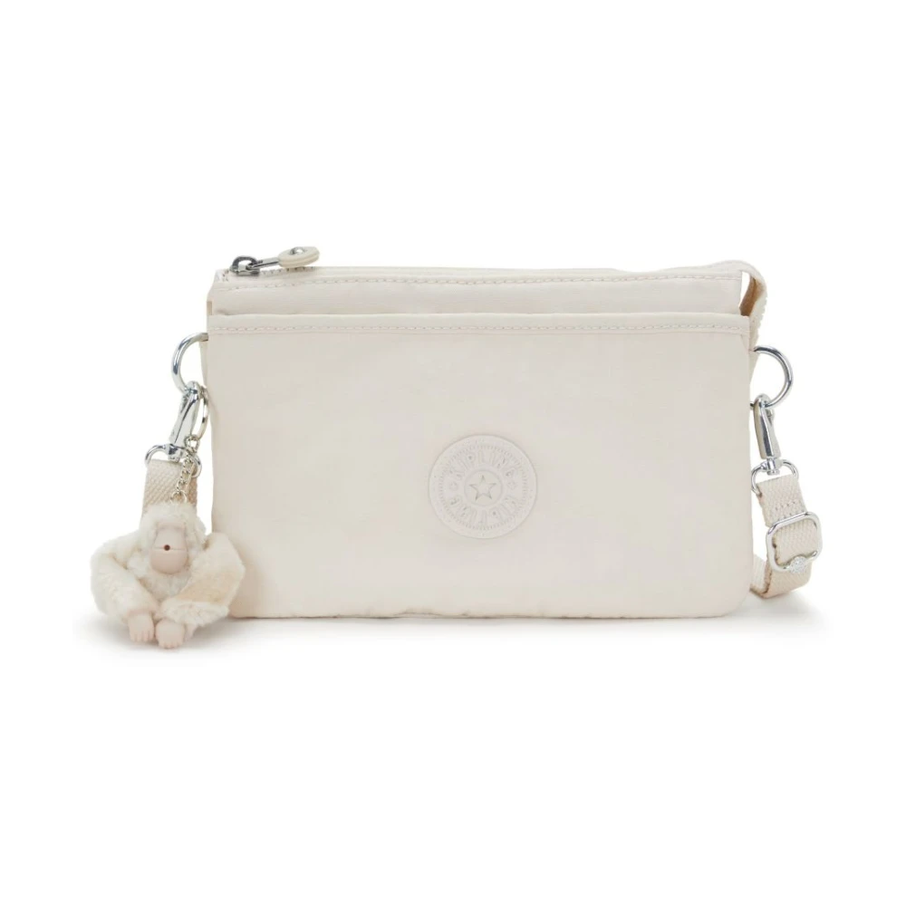 Kipling Lichtgewicht veelzijdige crossbodytas met vakken Beige Dames