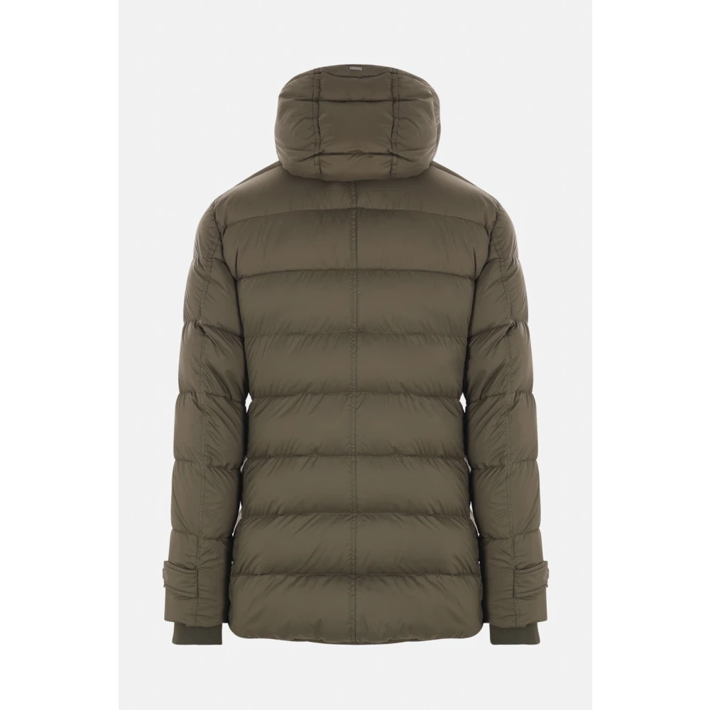 Herno Olijfgroene Nylon Pufferjas Green Heren