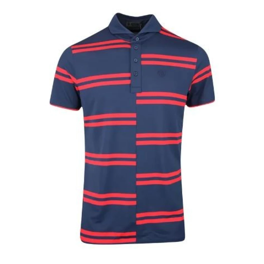 G Fore Offset Stripe Polo in Twilight Multicolor Heren