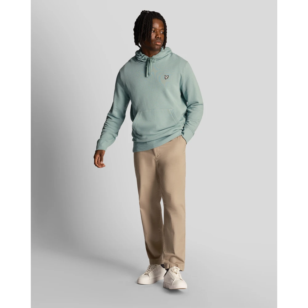 Lyle & Scott Nut Loopback Hoodie Green Heren