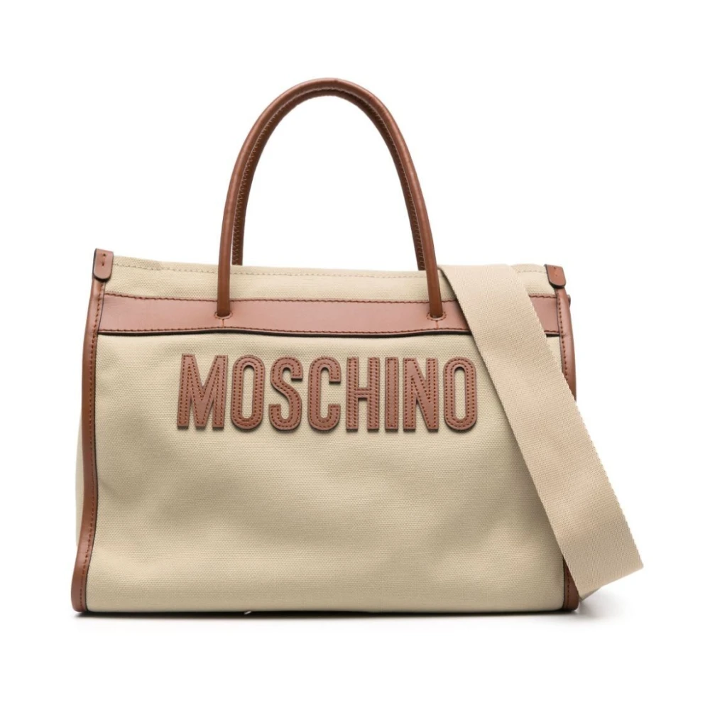 Moschino Stijlvolle Schoudertas 2081C Beige Dames