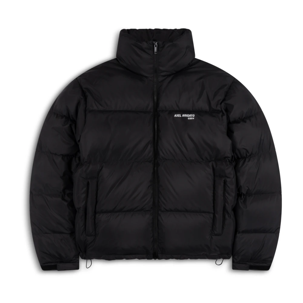 Axel Arigato Zwarte Observer Puffer Jas Black Heren