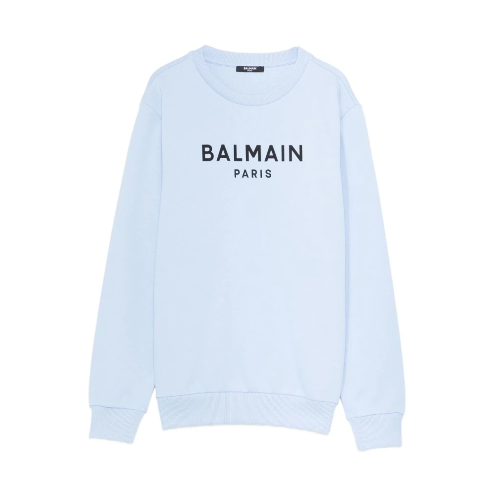Balmain Boys Blue Paris Printed Sweatshirt - Kids Sweatshirts - 8 Y - Kids